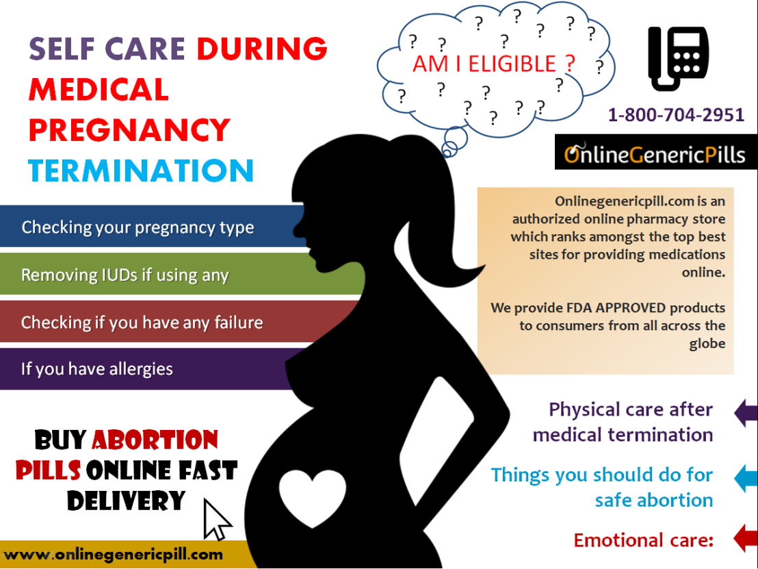 Self care during medical pregnancy termination